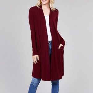 Long Pocket Cardigan